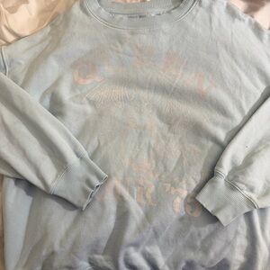 American Eagle Outfitters Light Blue Queen Tour Sweatshirt
